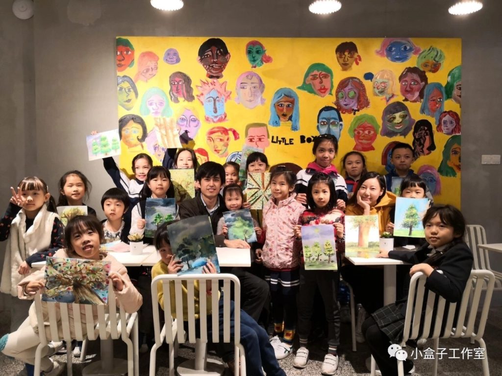水彩画家 AZUMAsの展覧会　中国広州未来社主催『東氏家族の水彩画世界』